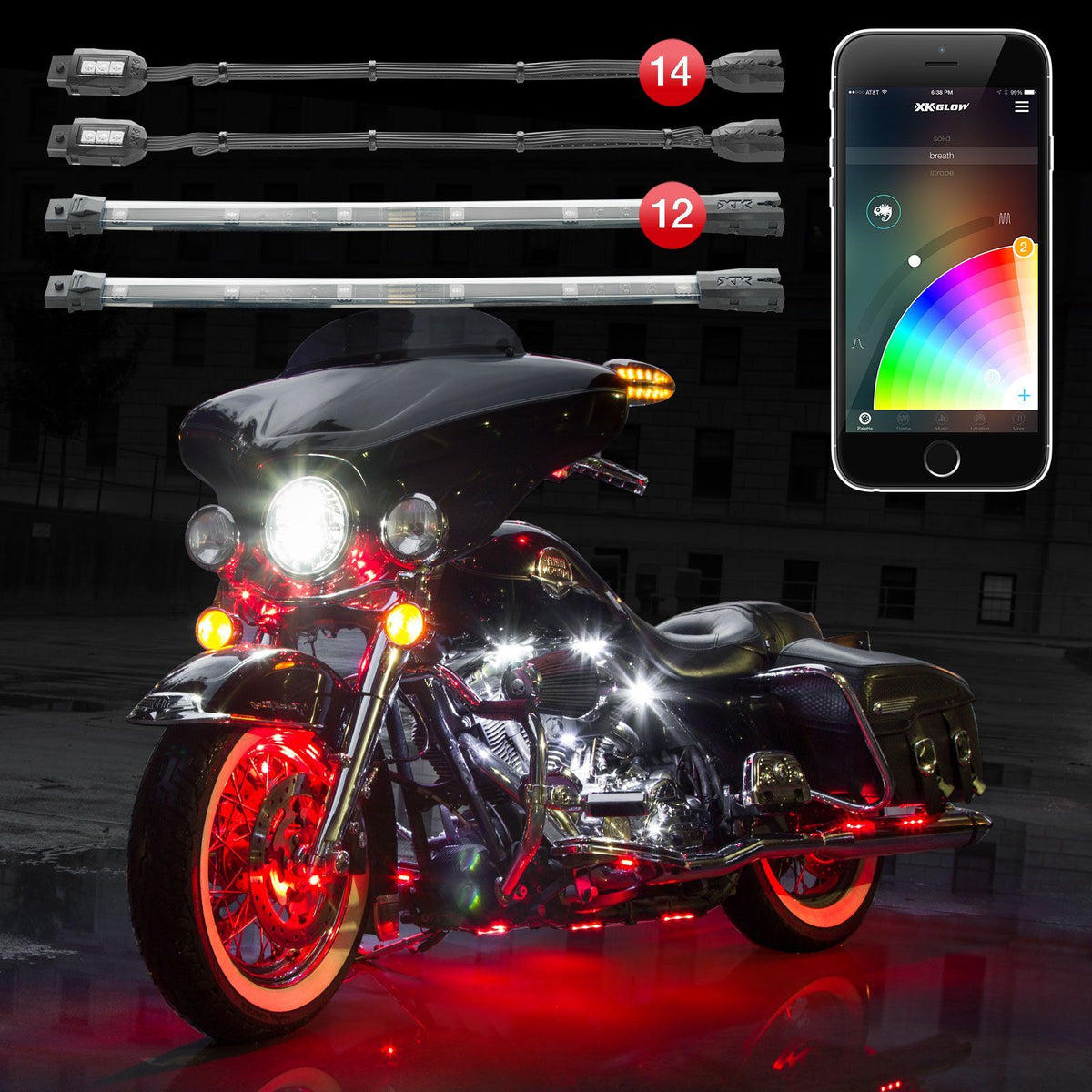 Chrome LED Accent Light Kit