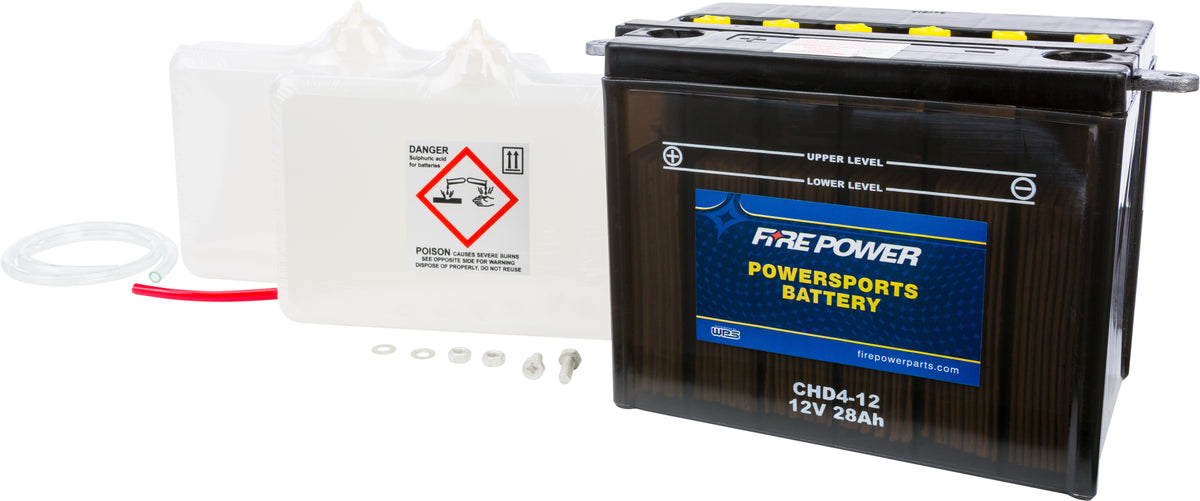 12V Standard Battery w/Acid Pack
