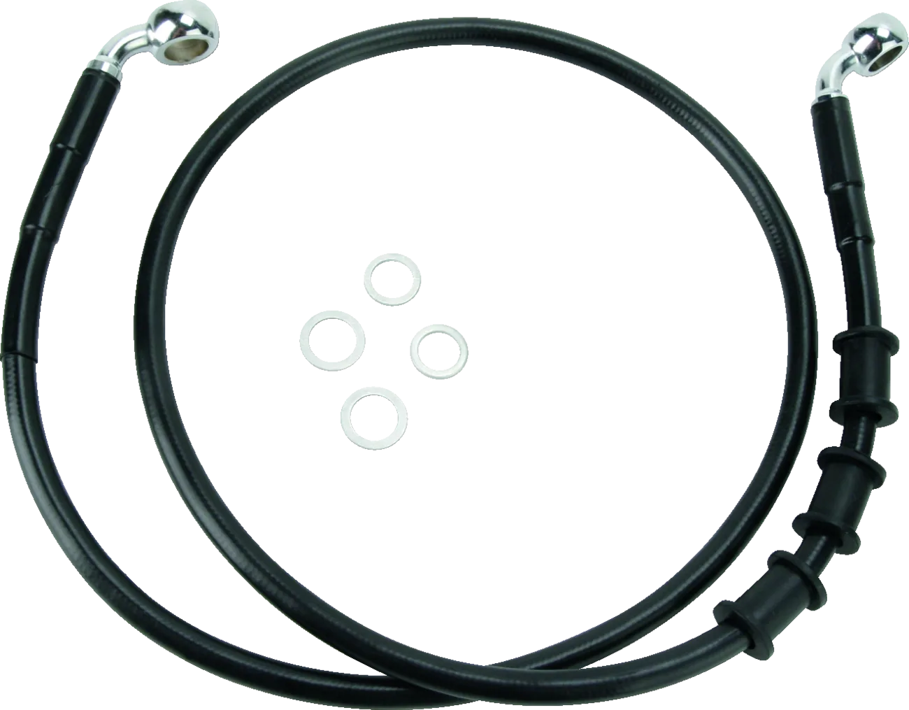 Extended Length Black Vinyl Brake Line Kit