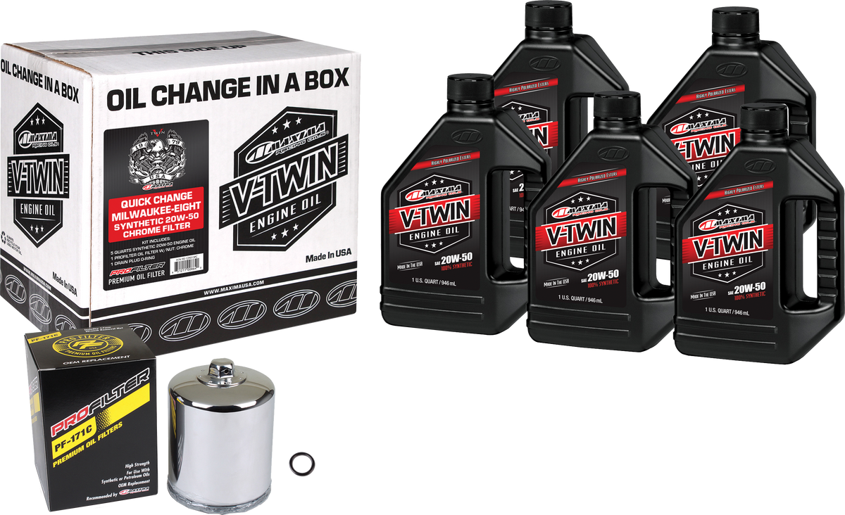V-Twin Quick Change Oil Filter Kit