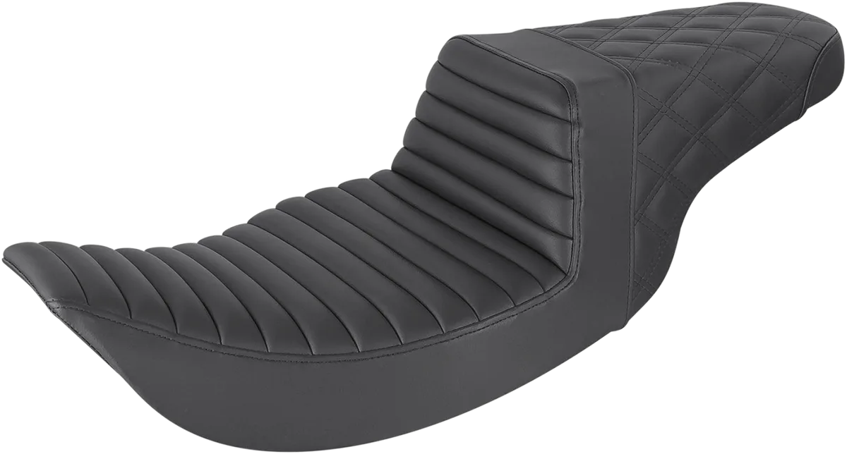 Step-Up Seat — Front Tuck-n-Roll/Rear Lattice Stitch