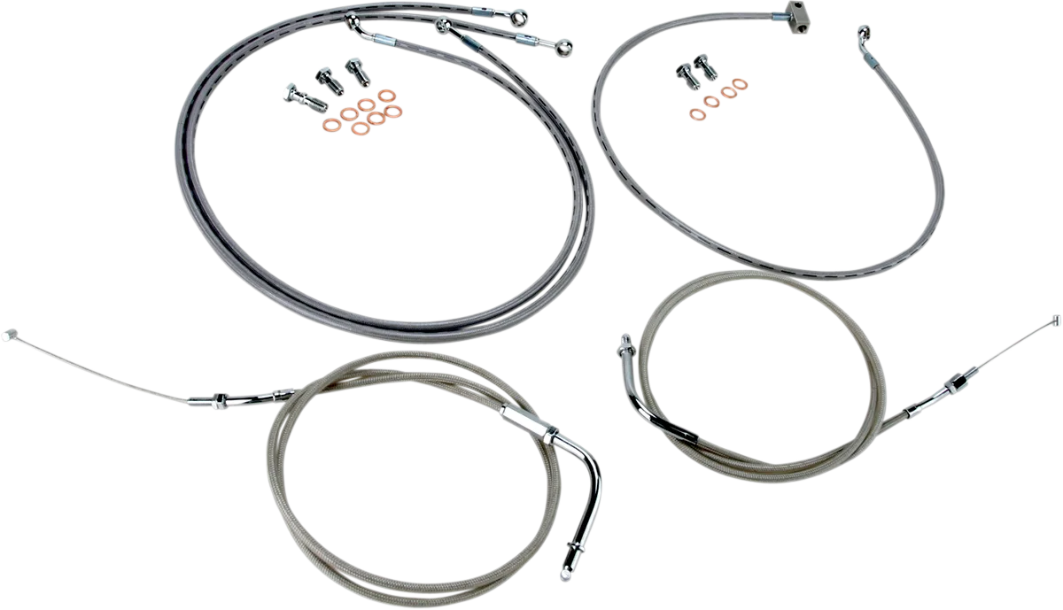 Stainless Handlebar Cable/Line Kit