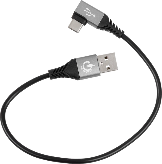 USB to 90° USB-C Cable