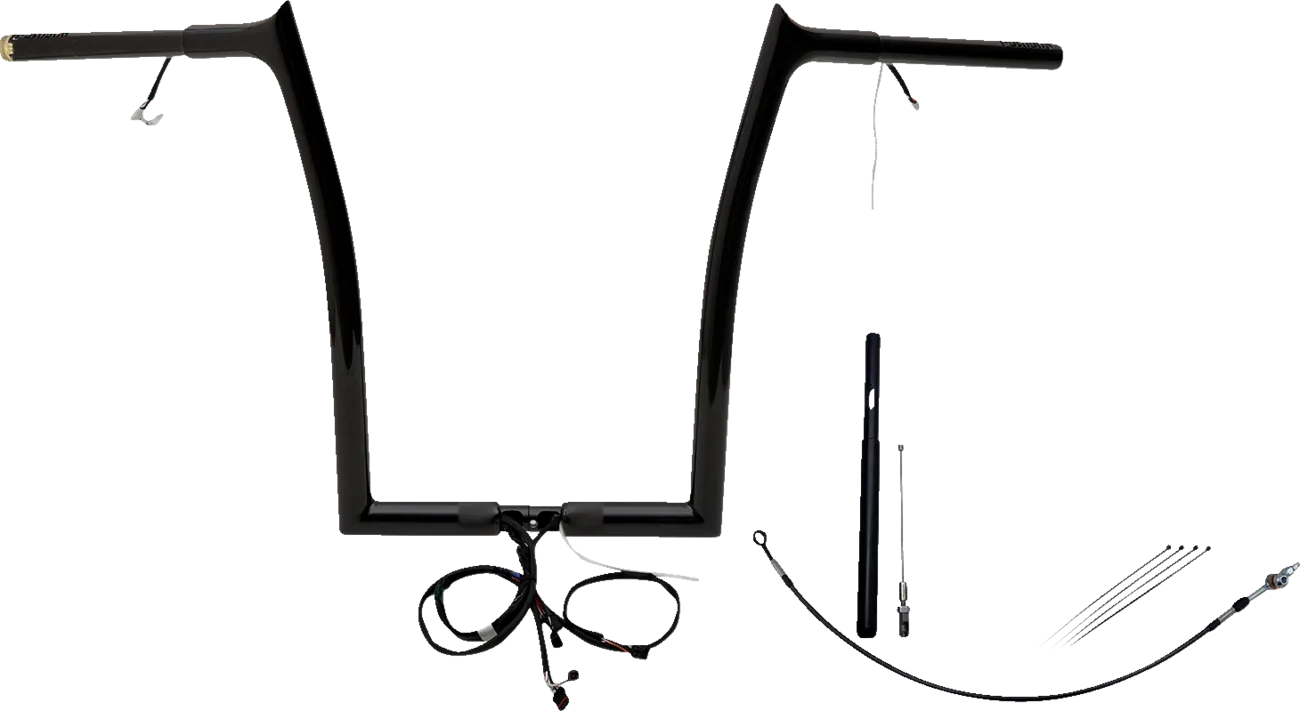 EZ Install Wired 1-1/4" Pointed Top Handlebar Kit