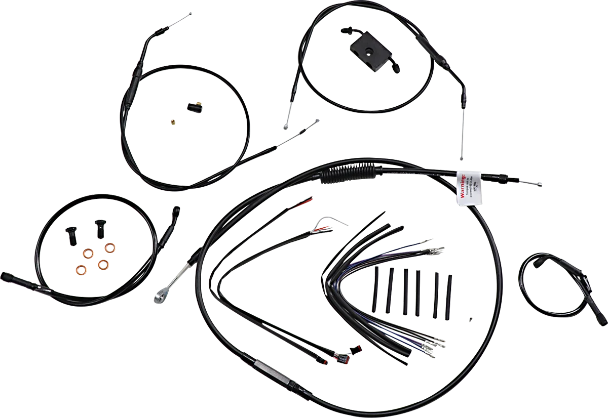 Extended Handlebar Cable and Brake Line Kit for Sportsters with ABS
