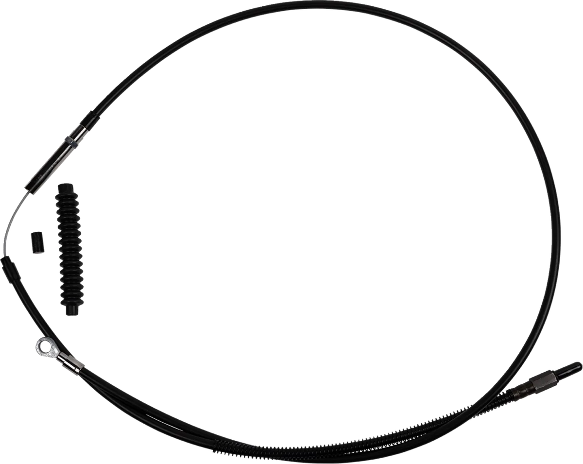 High-Efficiency Black Vinyl Clutch Cable