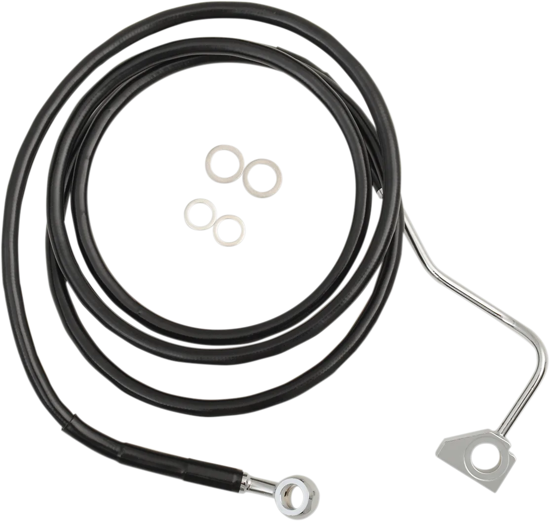 Extended Length Black Vinyl Brake Line Kit