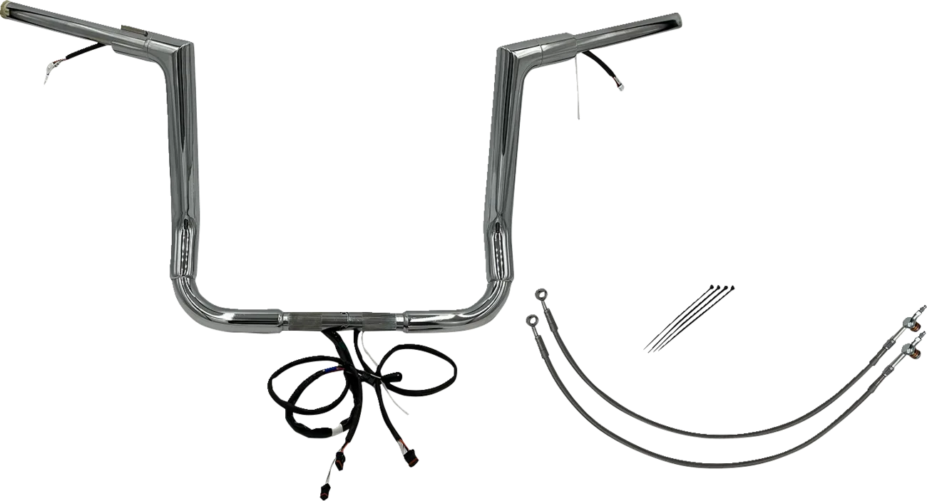 EZ Install Wired 1-1/2" Flat Top Handlebar Kit