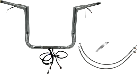 EZ Install Wired 1-1/2" Flat Top Handlebar Kit