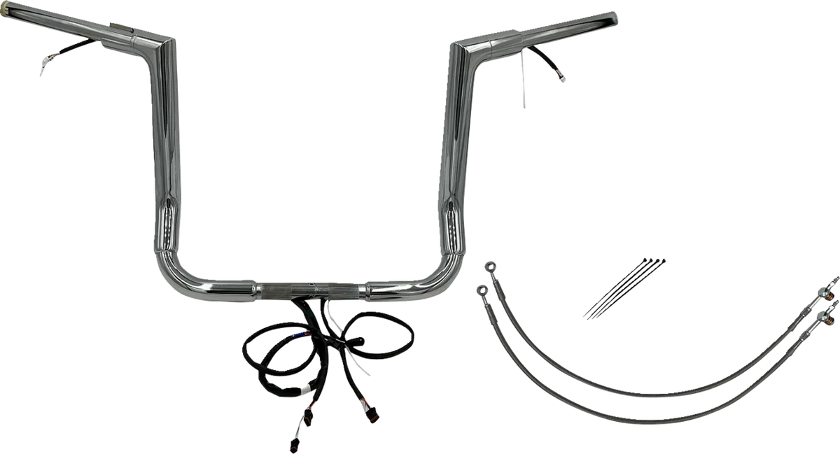 EZ Install Wired 1-1/2" Flat Top Handlebar Kit