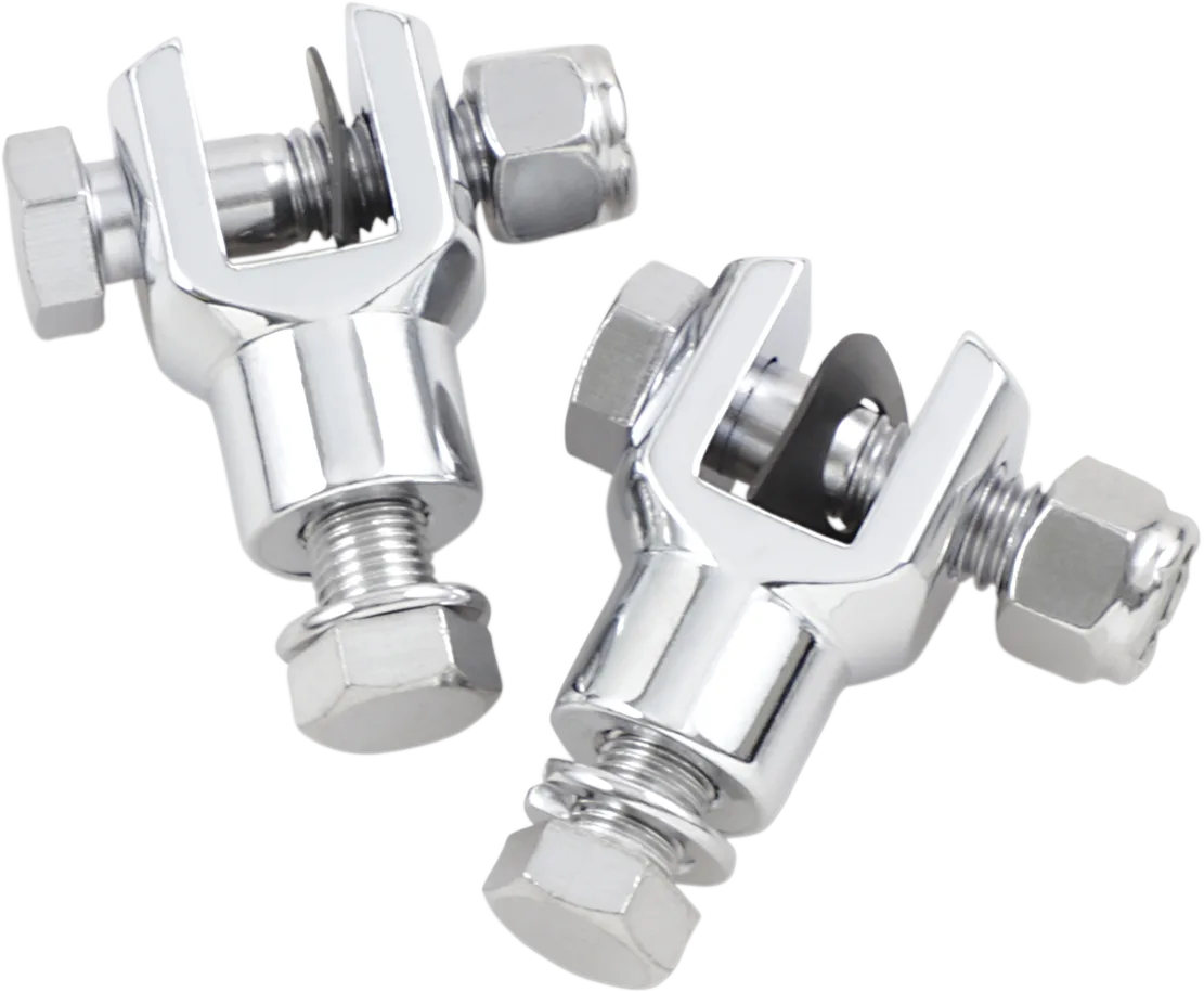Replacement Chrome Foot Peg Clevis Mounts