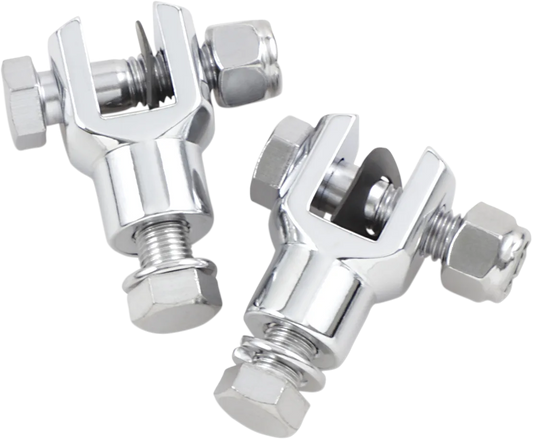 Replacement Chrome Foot Peg Clevis Mounts