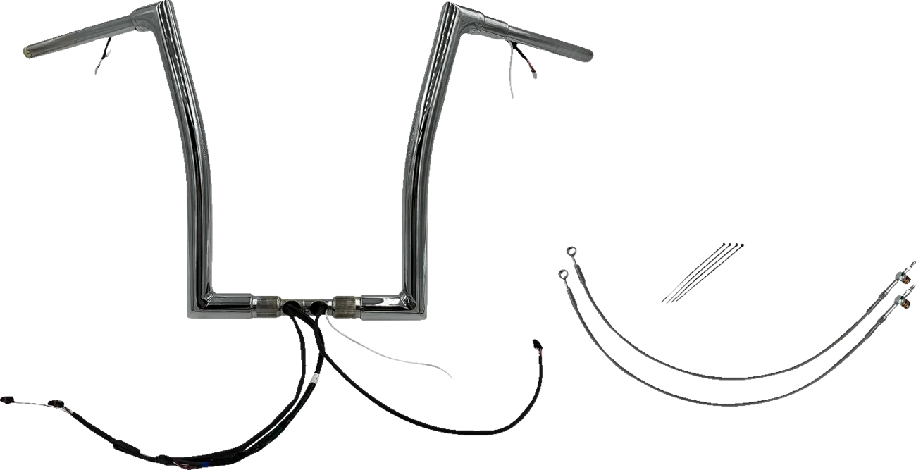 EZ Install Wired 1-1/2" Flat Top Handlebar Kit
