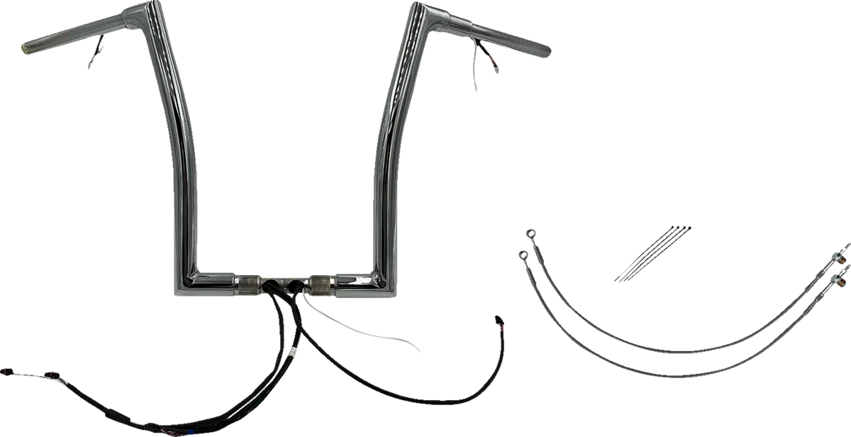 EZ Install Wired 1-1/2" Flat Top Handlebar Kit