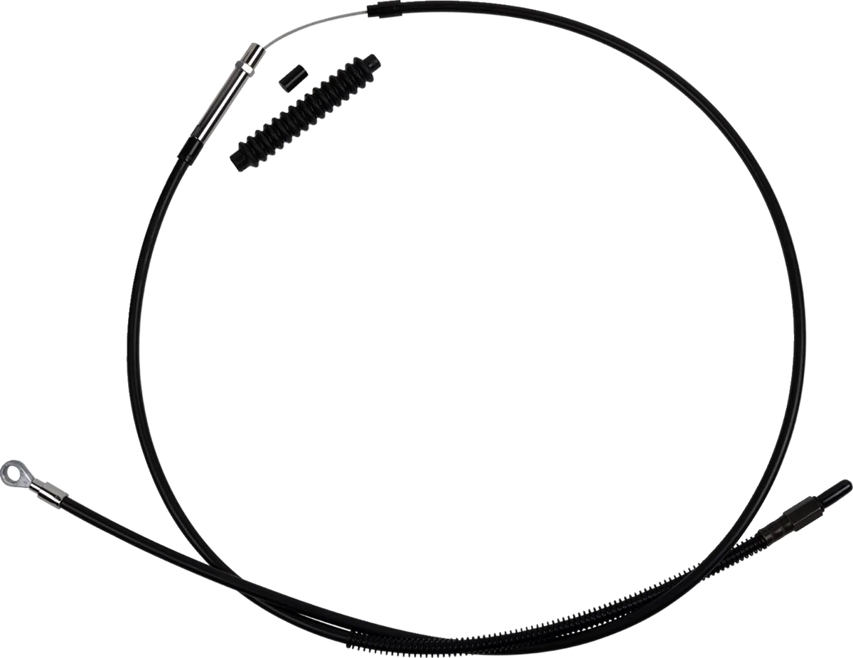 High-Efficiency Black Vinyl Clutch Cable
