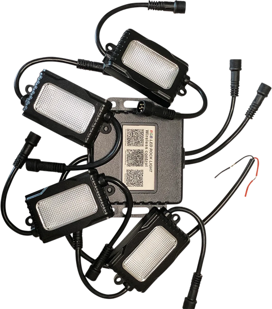 LED Rock Light kit 2.0- RGB and Bluetooth