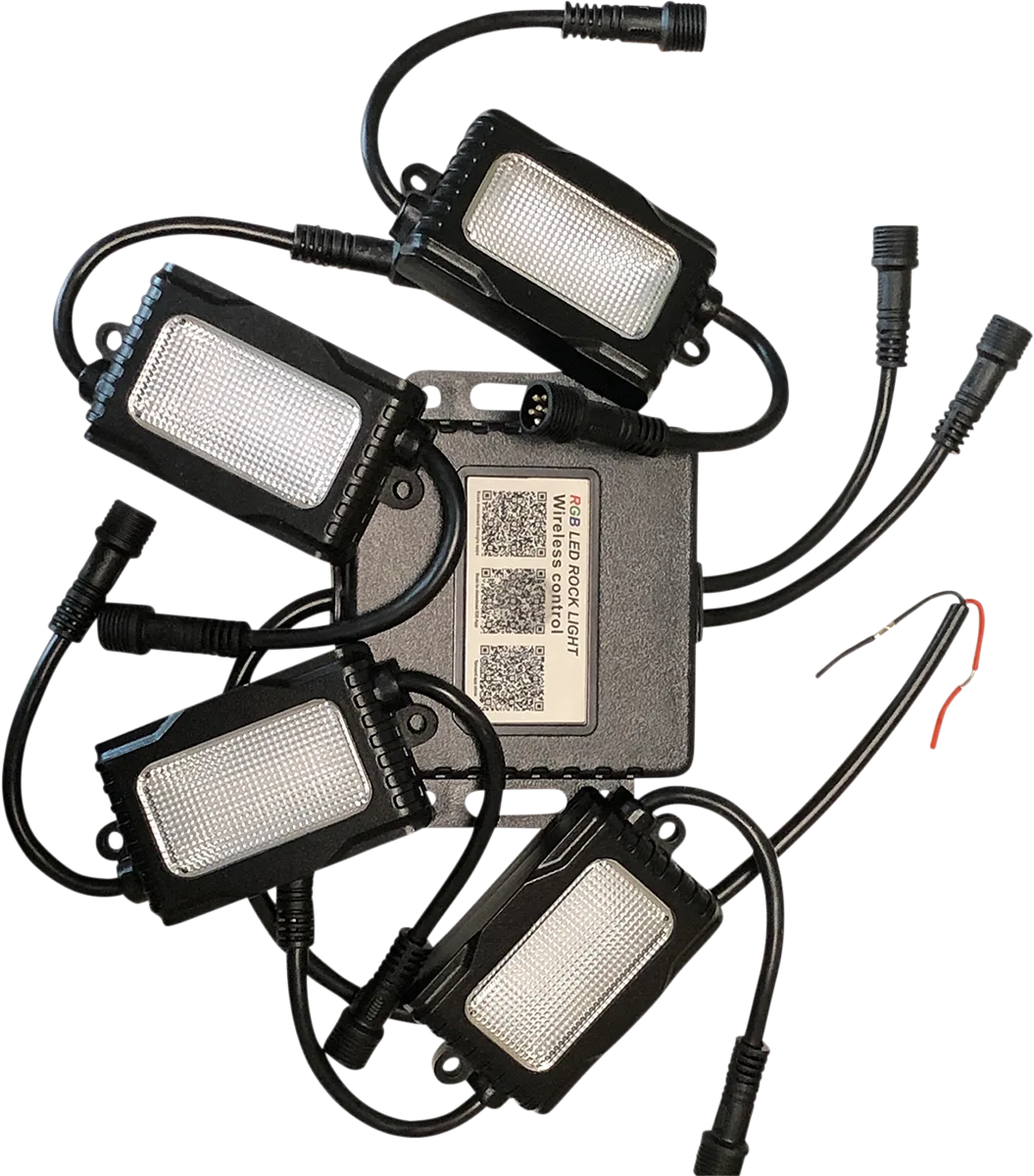 LED Rock Light kit 2.0- RGB and Bluetooth