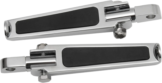 Foot Pegs with Rubber Inlay