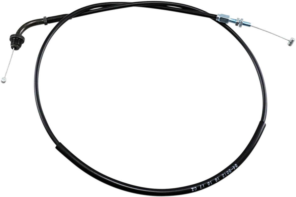 Black Vinyl Throttle Cable