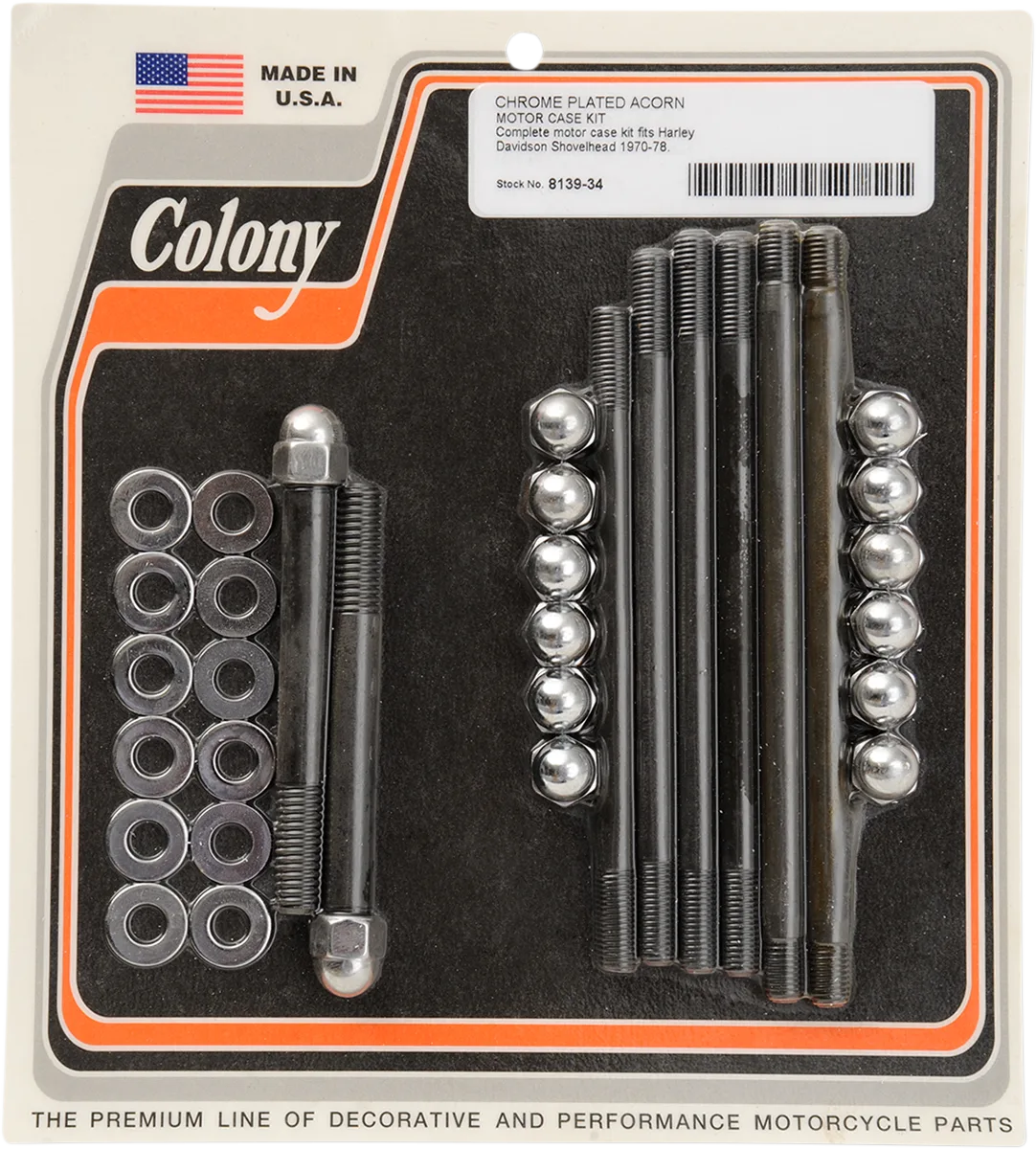 Motor Case Acorn Stud Kit