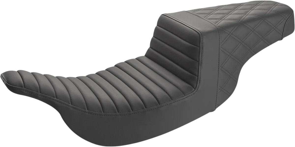 Step-Up Seat — Front Tuck-n-Roll/Rear Lattice Stitch