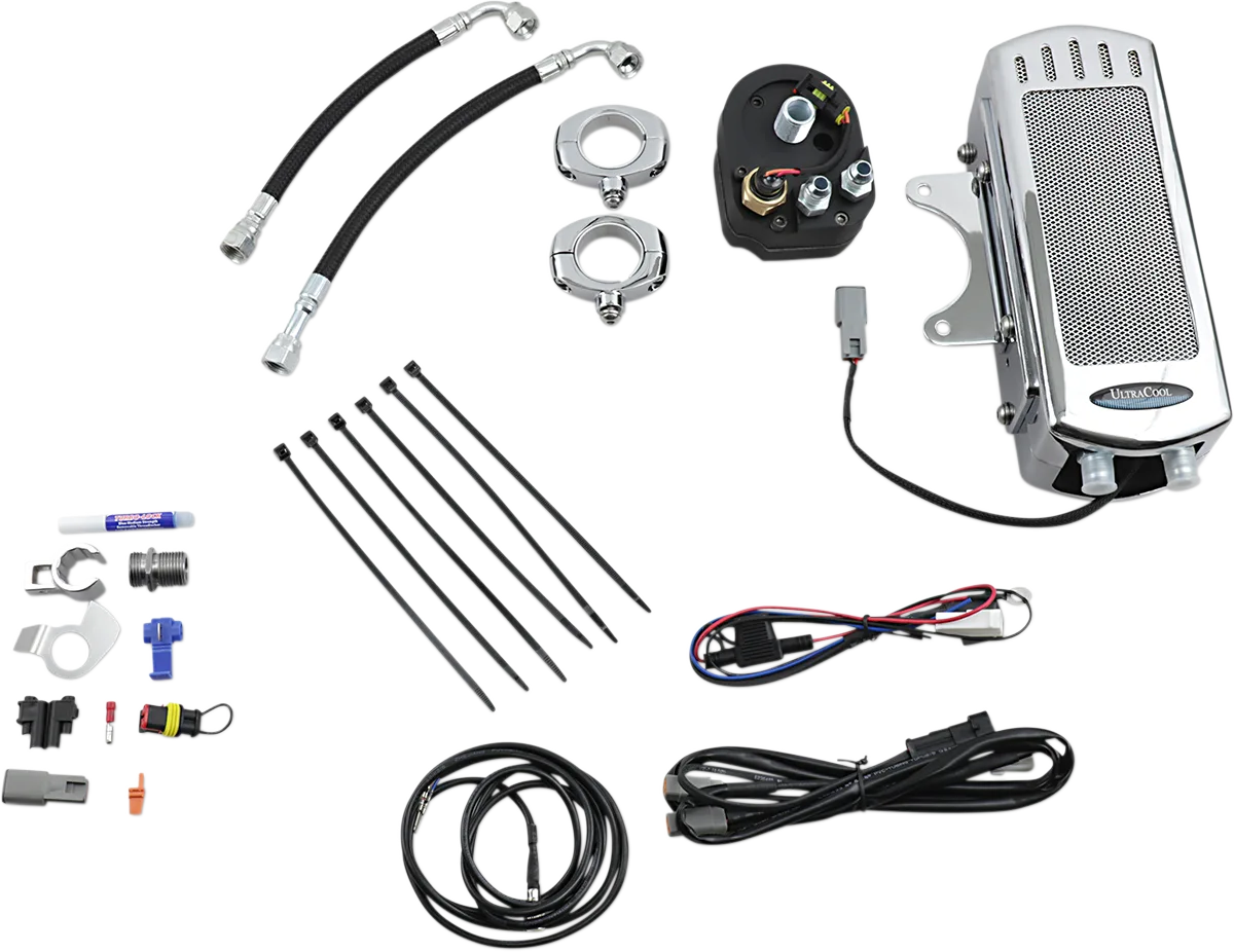 3.0 Side Mount Oil Cooler with Fan Kit for Dyna