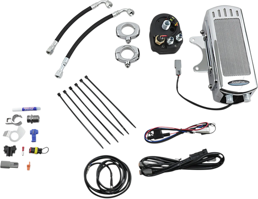 3.0 Side Mount Oil Cooler with Fan Kit for Dyna