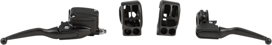 HANDLEBAR CONTROL KIT BLK CABLE CLUTCH `21-UP FLT