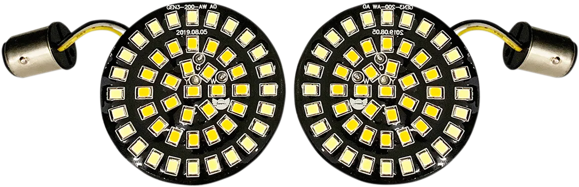 Front Dual Ring Turn Signal Inserts