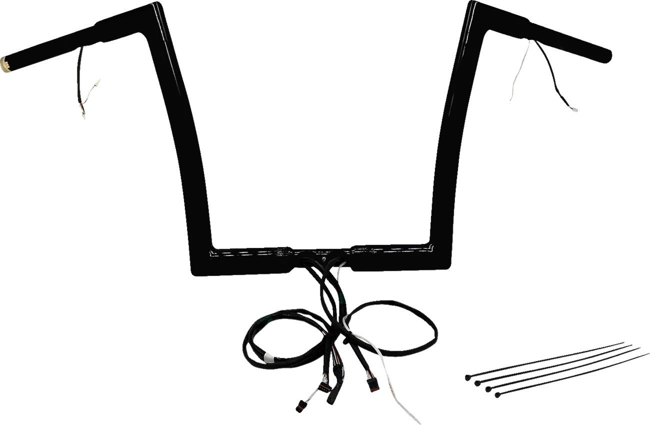 EZ Install Wired 1-1/4" Flat Top Handlebar Kit