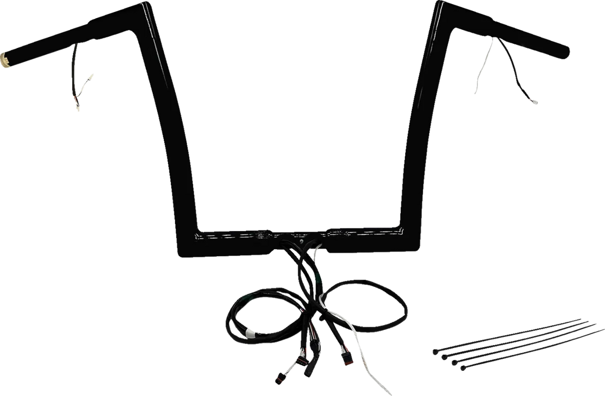 EZ Install Wired 1-1/4" Flat Top Handlebar Kit