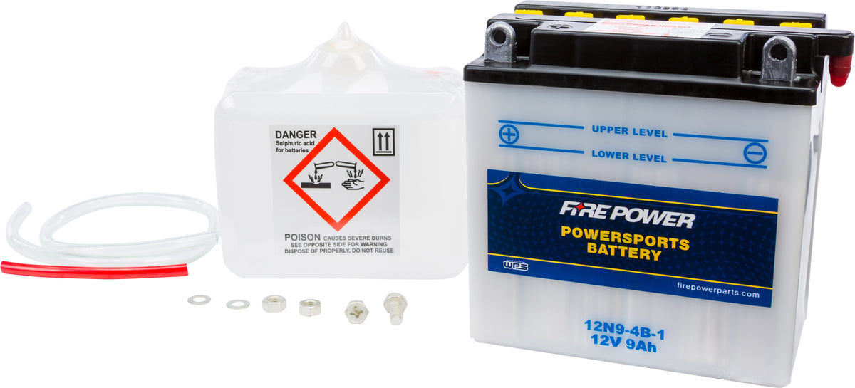 12V Standard Battery w/Acid Pack