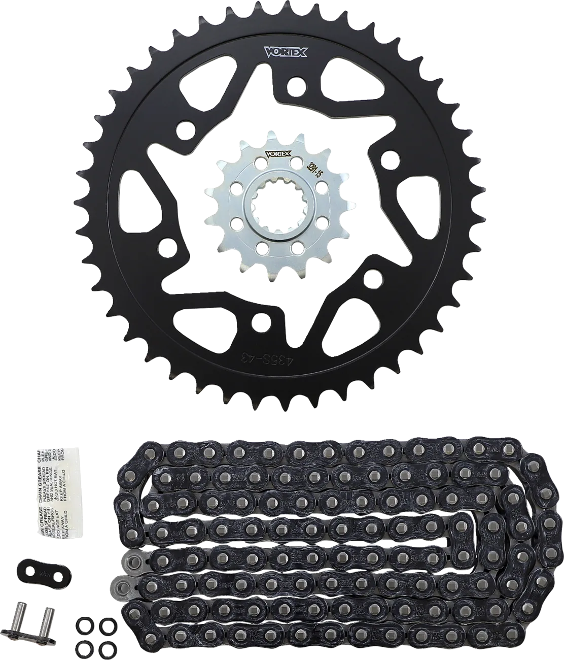 GoFast 520 Steel Chain and Sprocket Kit