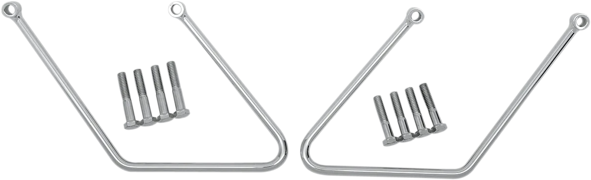 Chrome Saddlebag Support Brackets