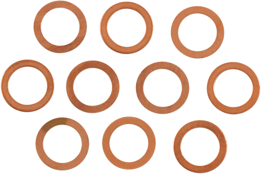 Copper Crush Washers for Wheel Cylinder Bolt