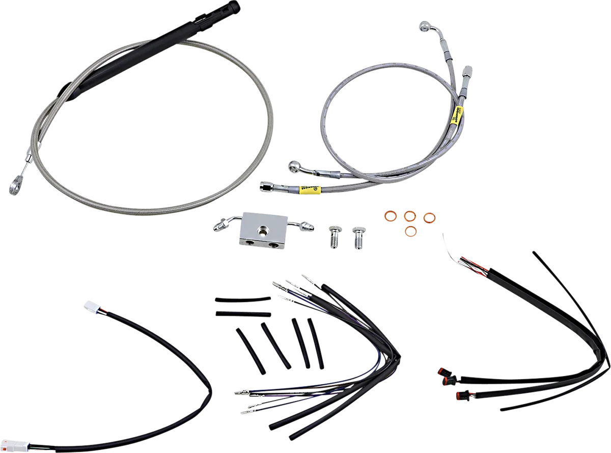 Handlebar Cable and Brake Line Kit for Burly Ape Handlebars