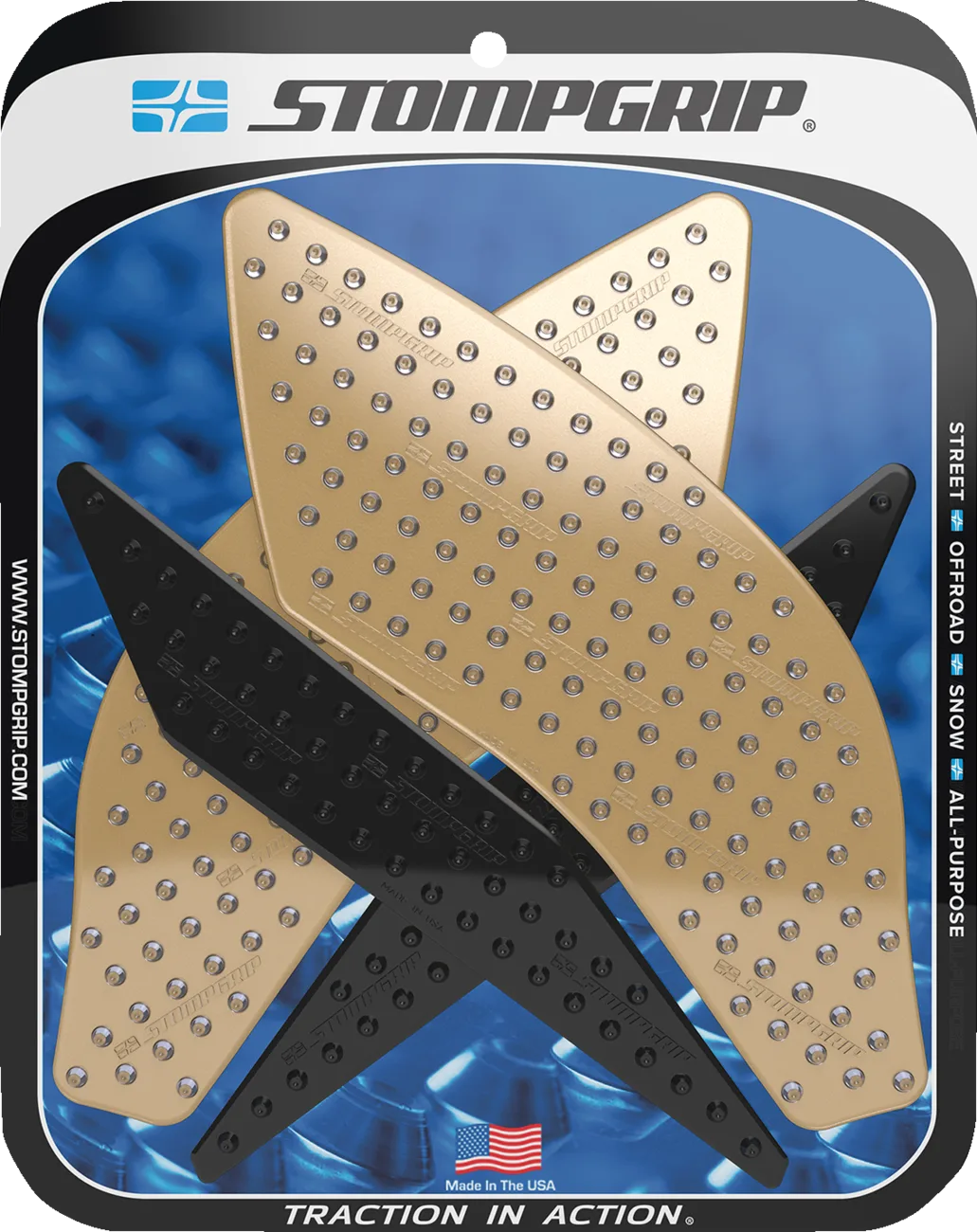 Volcano Profile Traction Pad Tank Grips