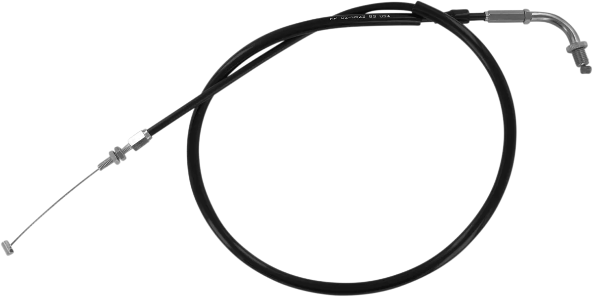 Black Vinyl Throttle Cable