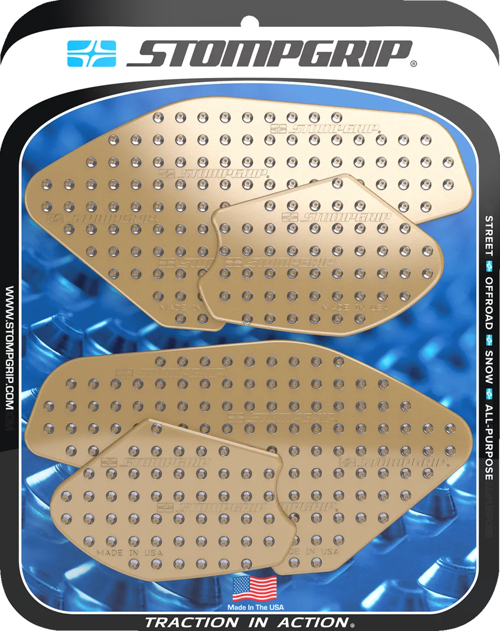 Volcano Profile Traction Pad Tank Grips