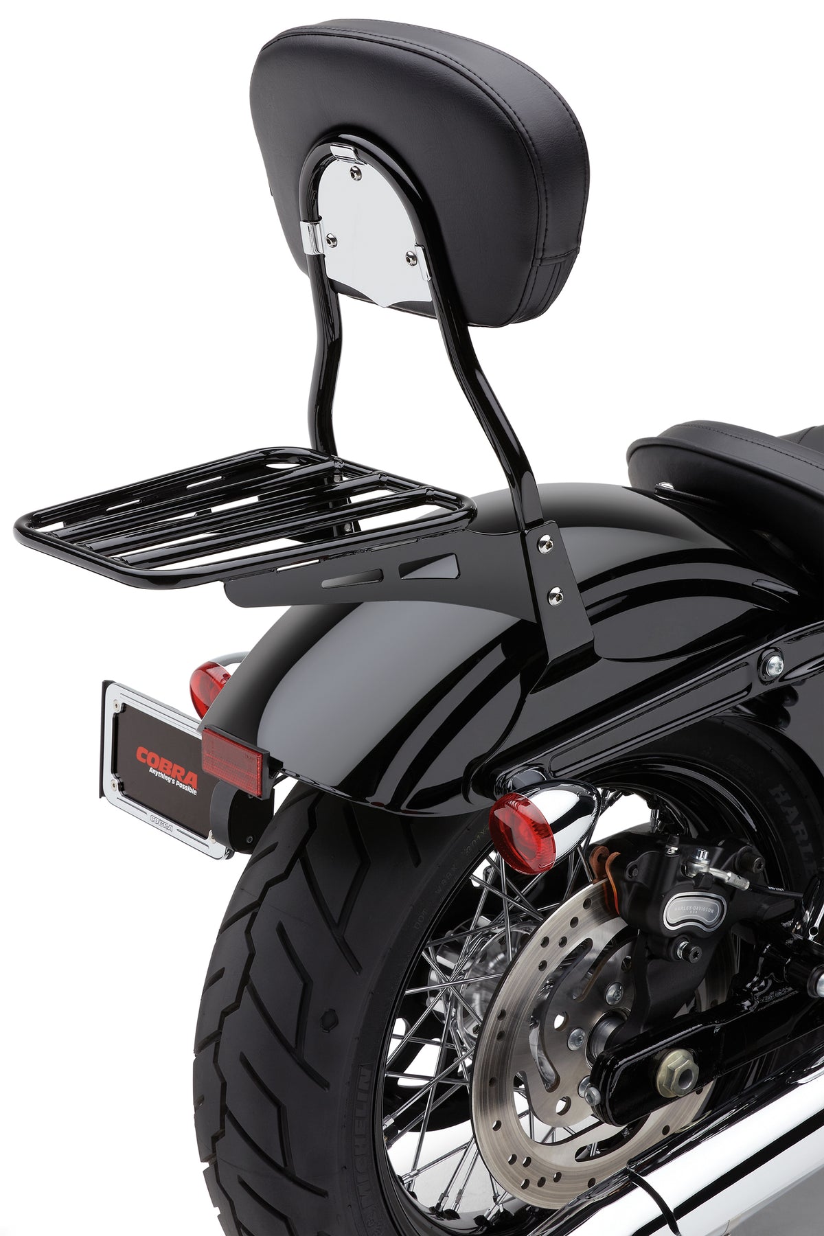 Sissy bar luggage rack