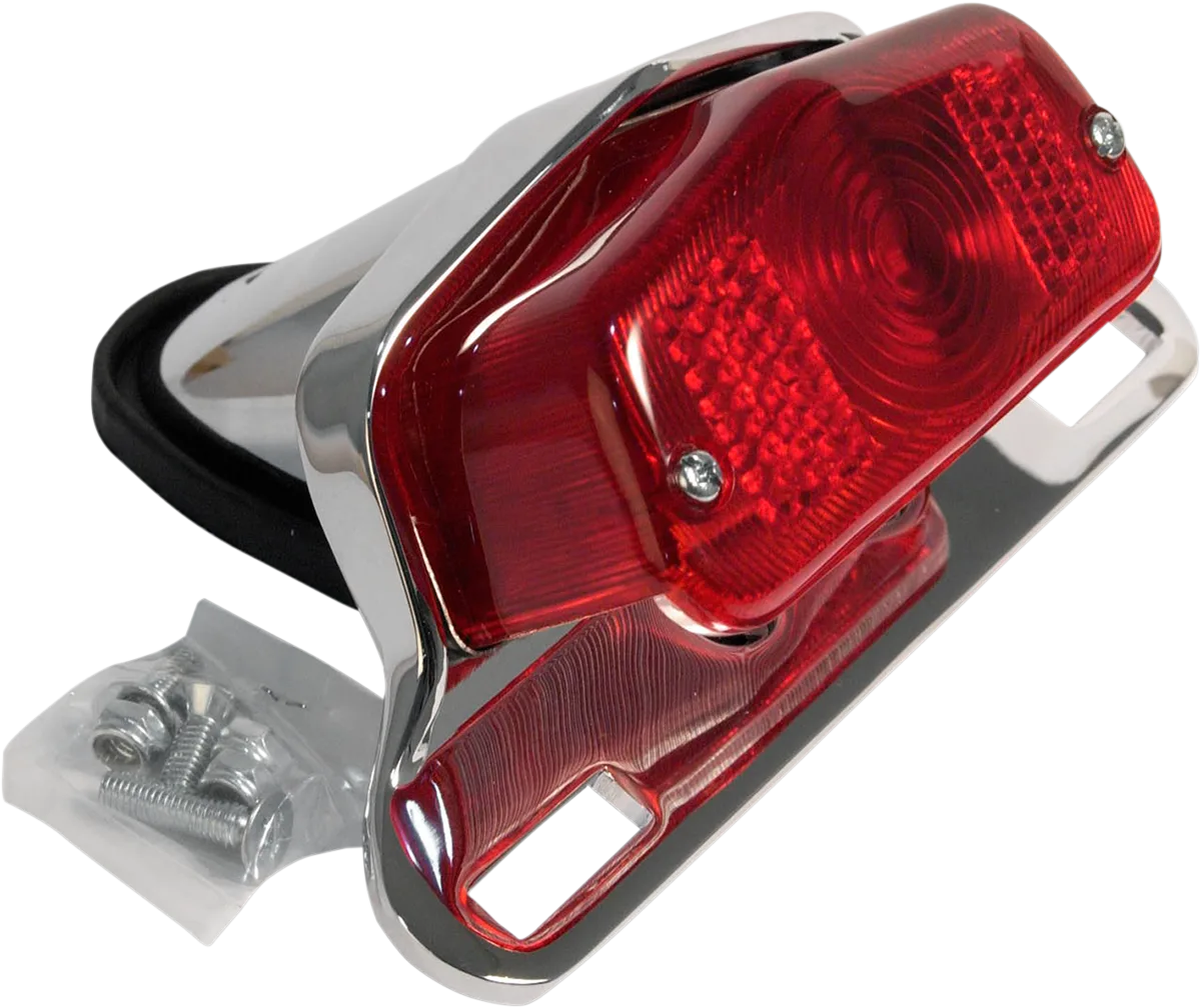 Lucas-Style Taillight with Chrome Bracket