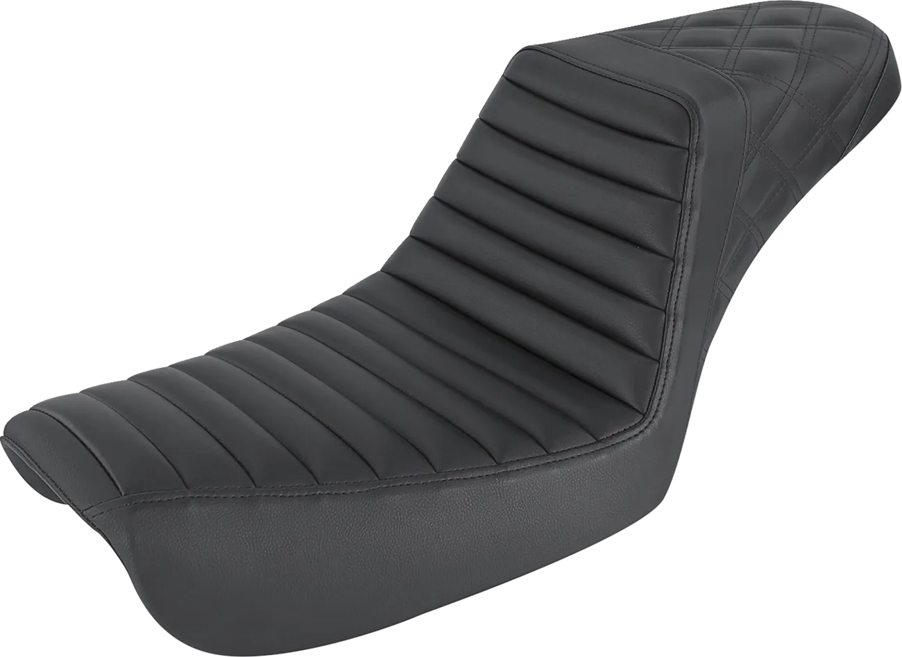 Step-Up Seat — Front Tuck-n-Roll/Rear Lattice Stitch