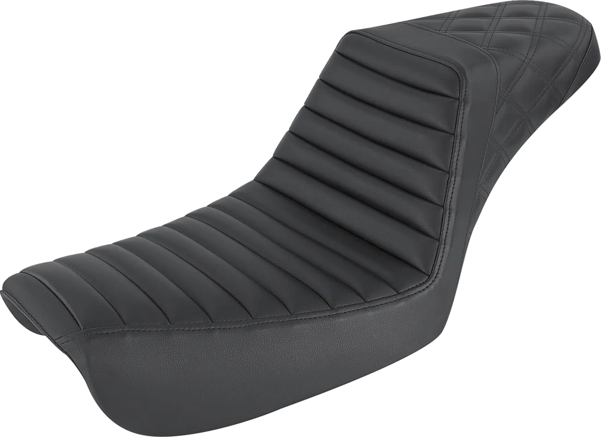 Step-Up Seat — Front Tuck-n-Roll/Rear Lattice Stitch