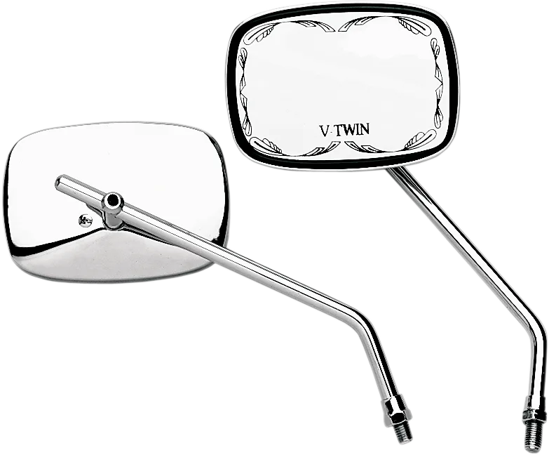 Die-Cast Scrolled Mirror