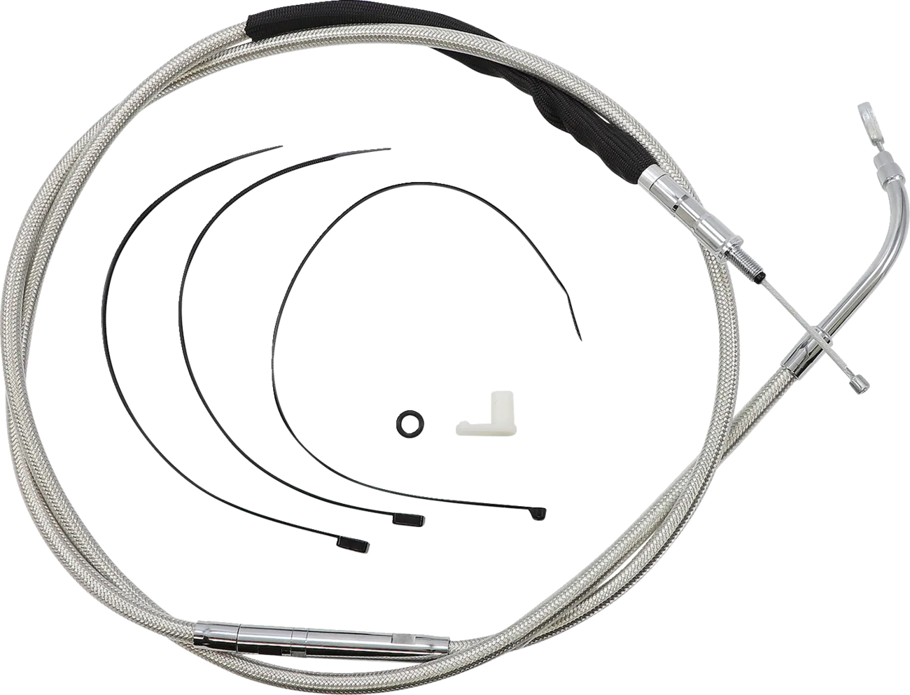 High-Efficiency Polished Stainless Clutch Cable