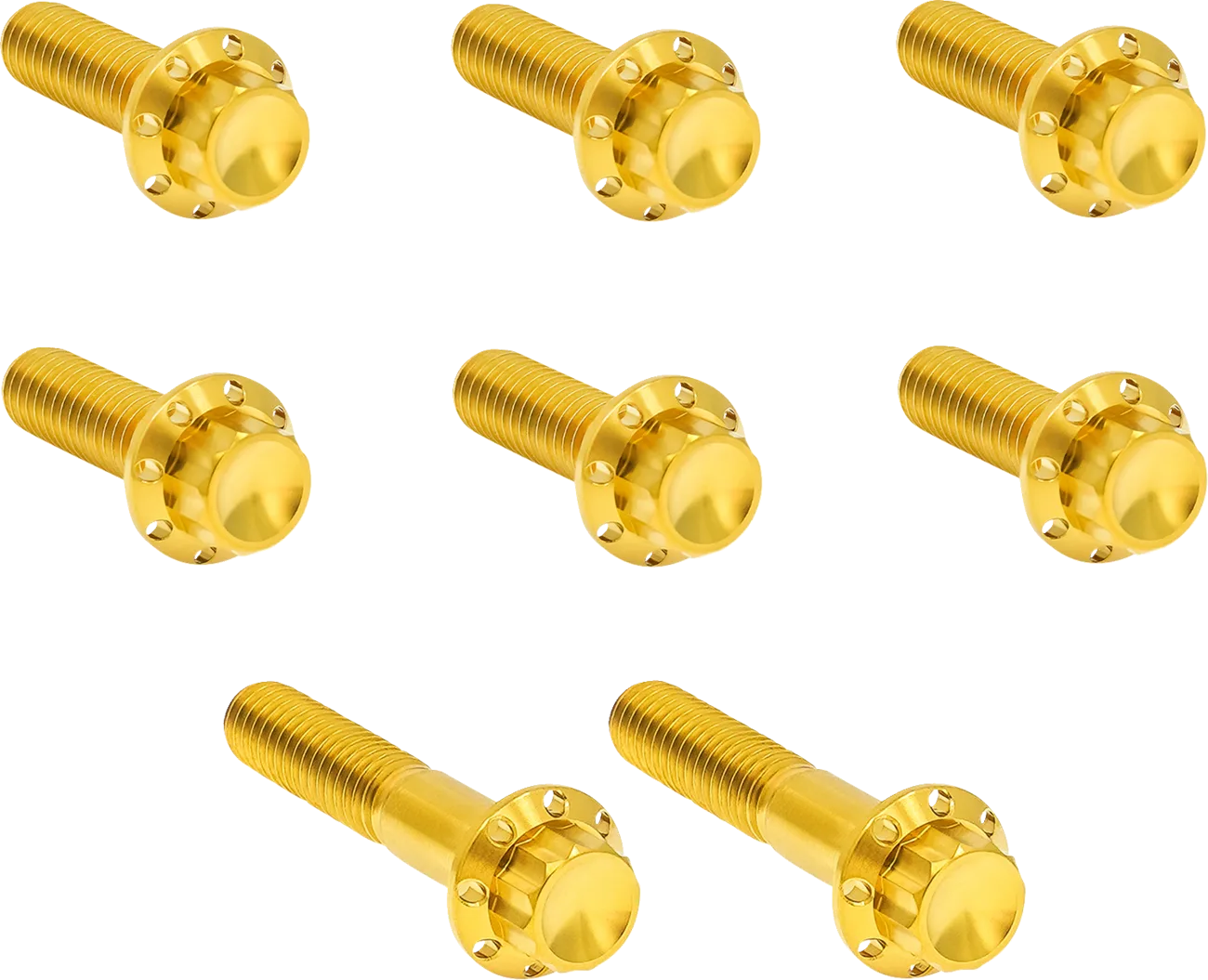 Transmission Trap Door Titanium 12-Point Bolt Kit — For 6-Speed Transmission