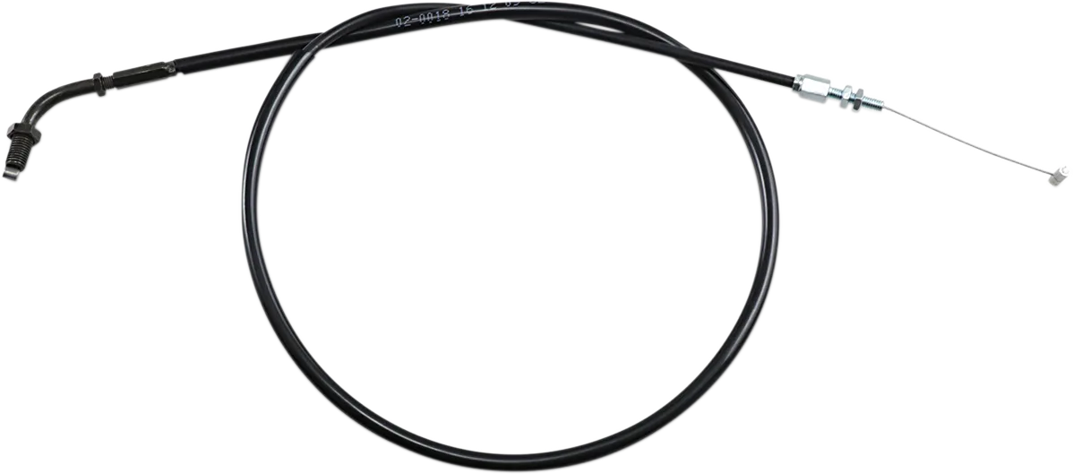 Black Vinyl Throttle Cable