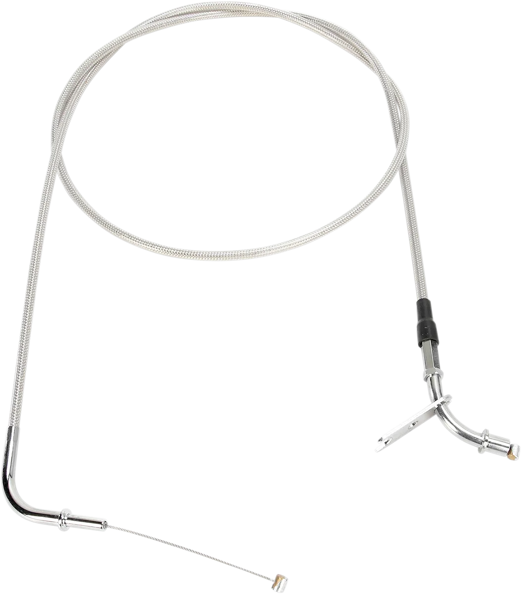 Armor Coat Stainless Steel Throttle/Idle Cable for Cruisers