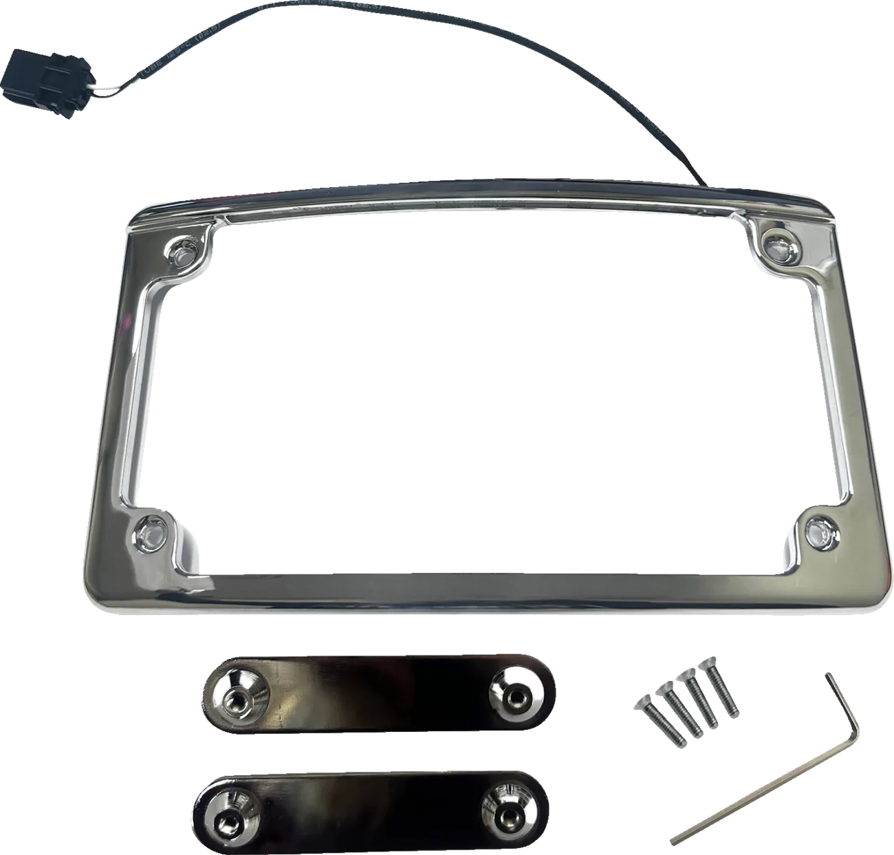 Illuminated Radius License Plate Frame