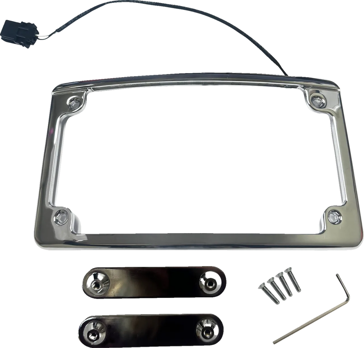 Illuminated Radius License Plate Frame